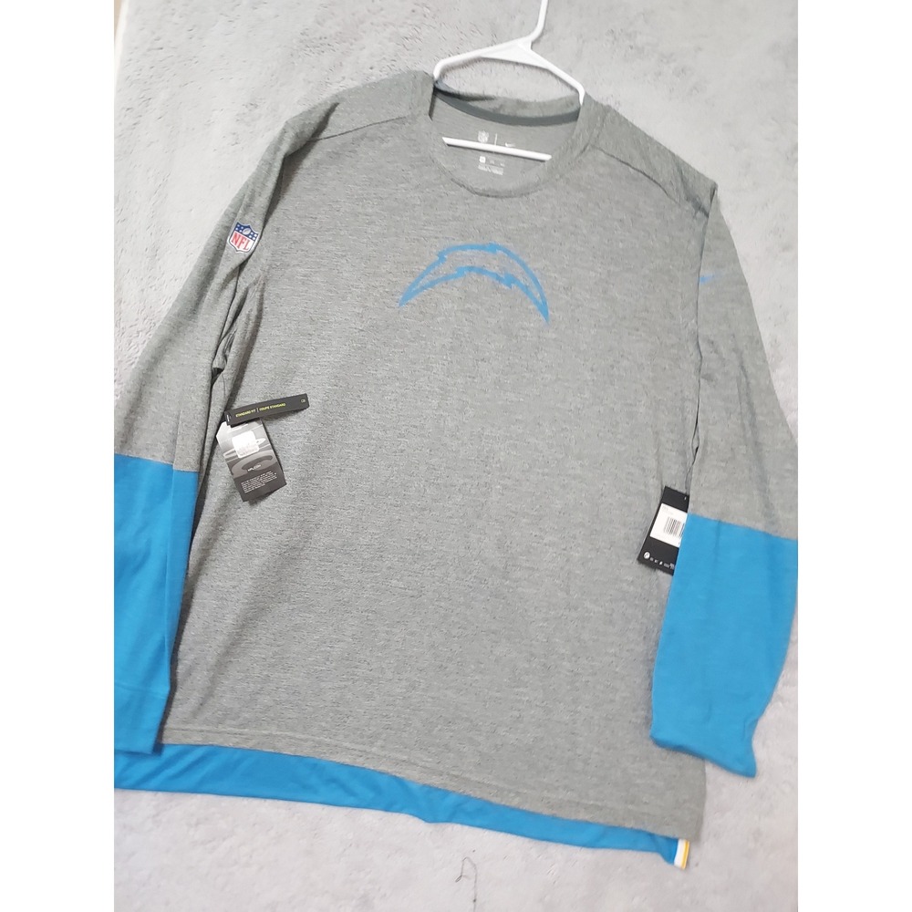 NEW Los Angeles ChargersShirt Mens 3XL Nike NFL On Field Dri Fit Long Sleeve